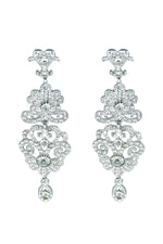 Dolce Silver Diamante Earrings