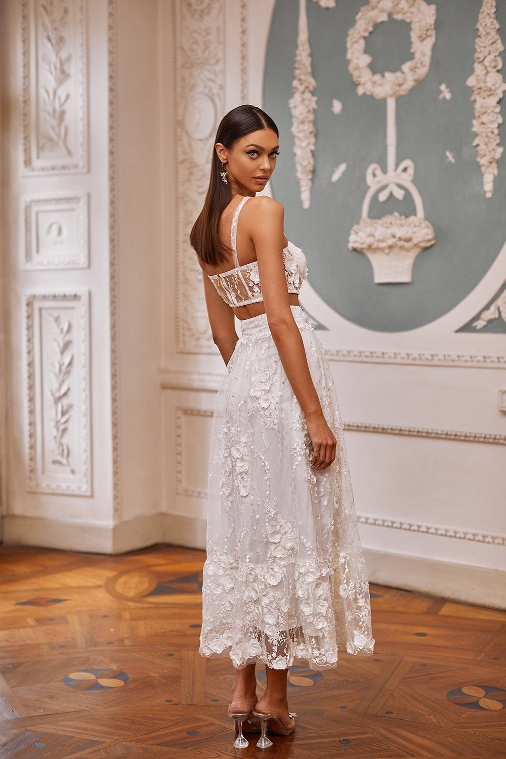 Collective Dress - Aella - White image 4