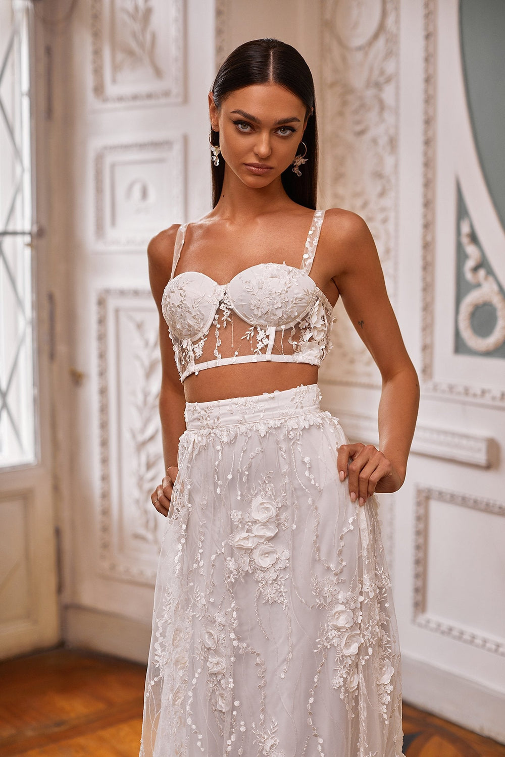 Collective Dress - Aella - White image 6