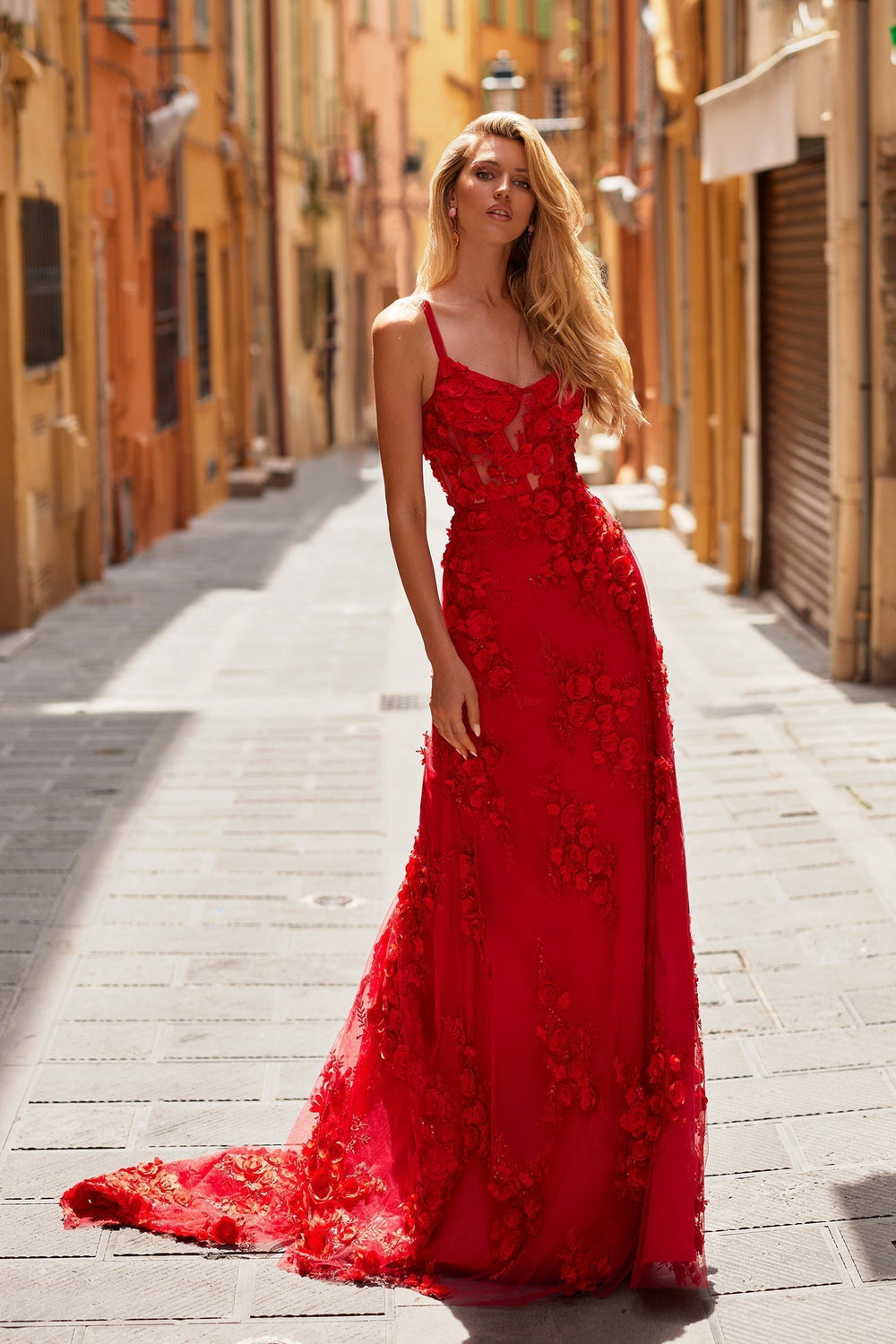 Magda - Red - View 5 | Shop Formal Dress