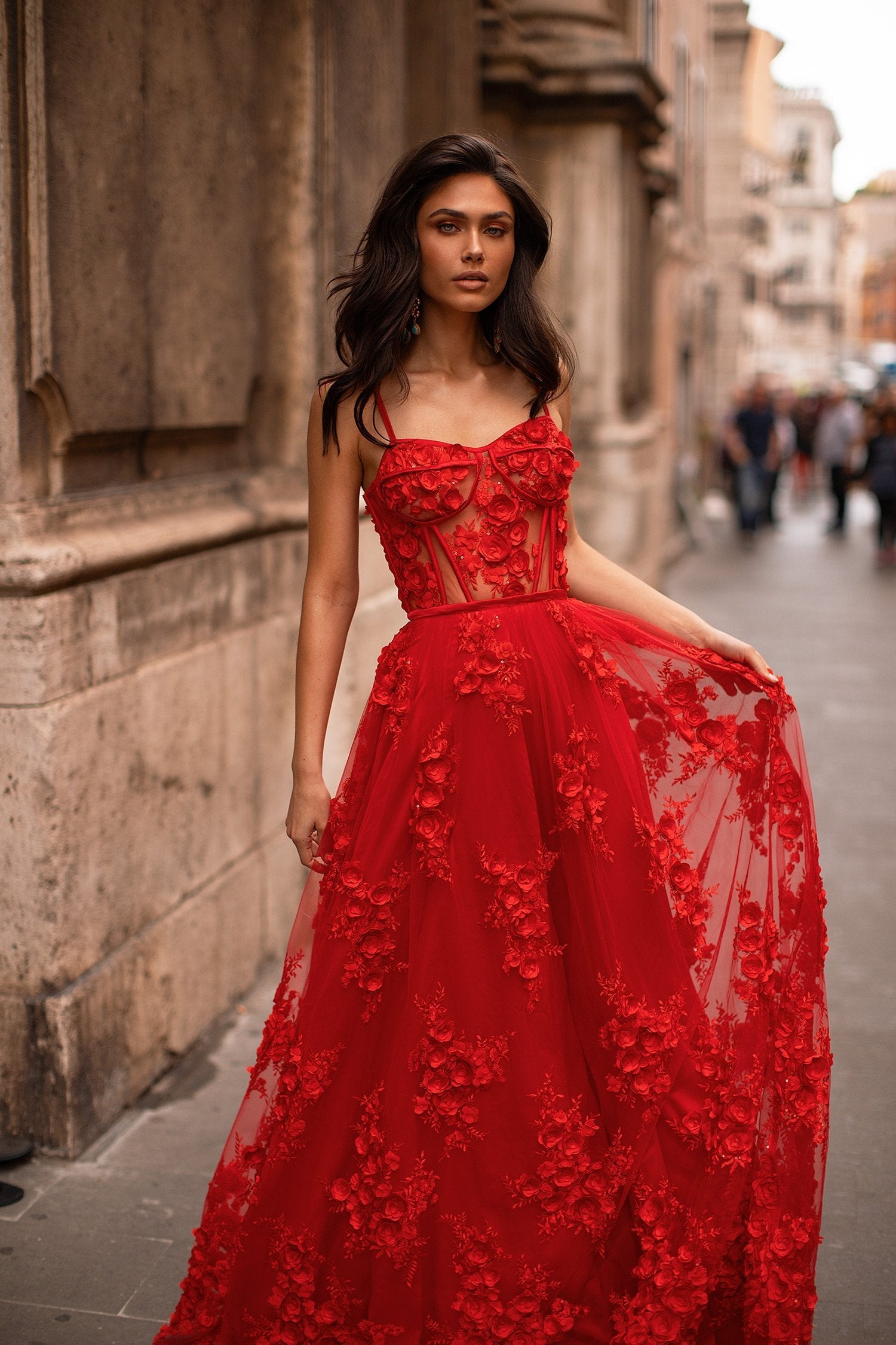 svimmel Oh Brandy Clarina Red Tulle Gown | Afterpay | Zip Pay | Sezzle | Laybuy
