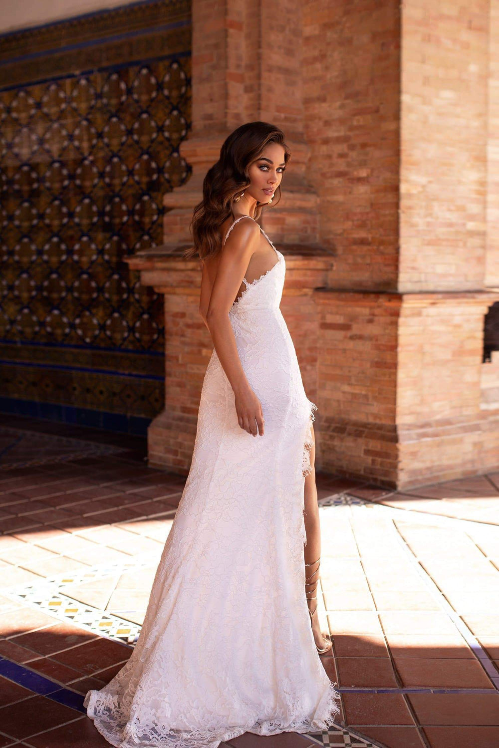 Shop Formal Dress - Caliana - White fifth image