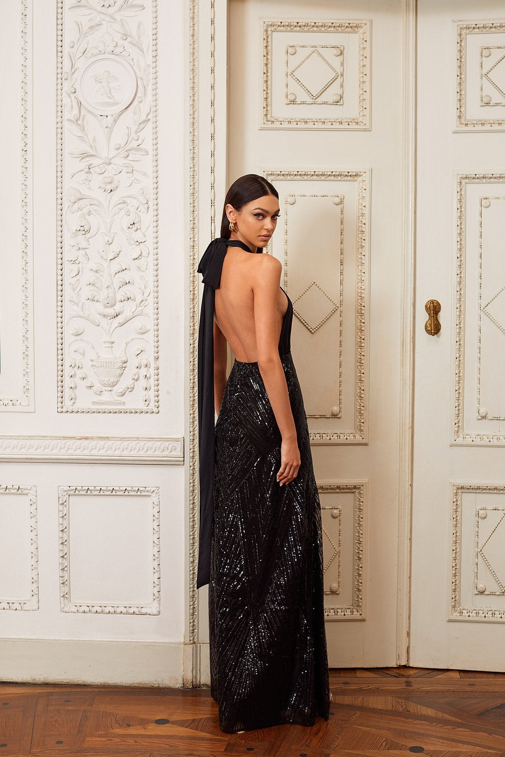 Shop Formal Dress - Maria - Black third image