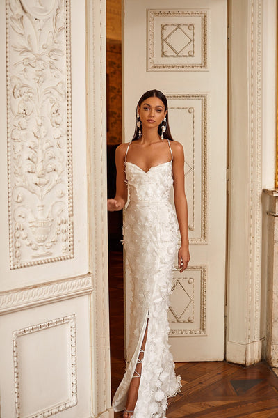 Shop Formal Dress White - Petra