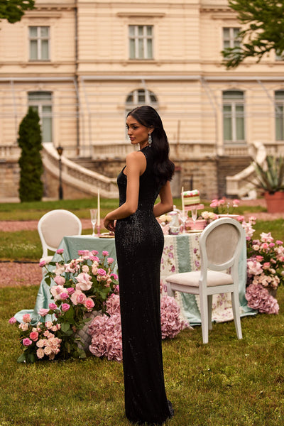 Hailey - Black Alamour Made-To-Order Hailey Black Sequin Gown | Afterpay | Klarna | Zip Pay