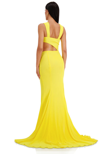 Graziana Dress Alamour The Label Graziana Yellow Chiffon Dress | Afterpay | Klarna | Zip Pay