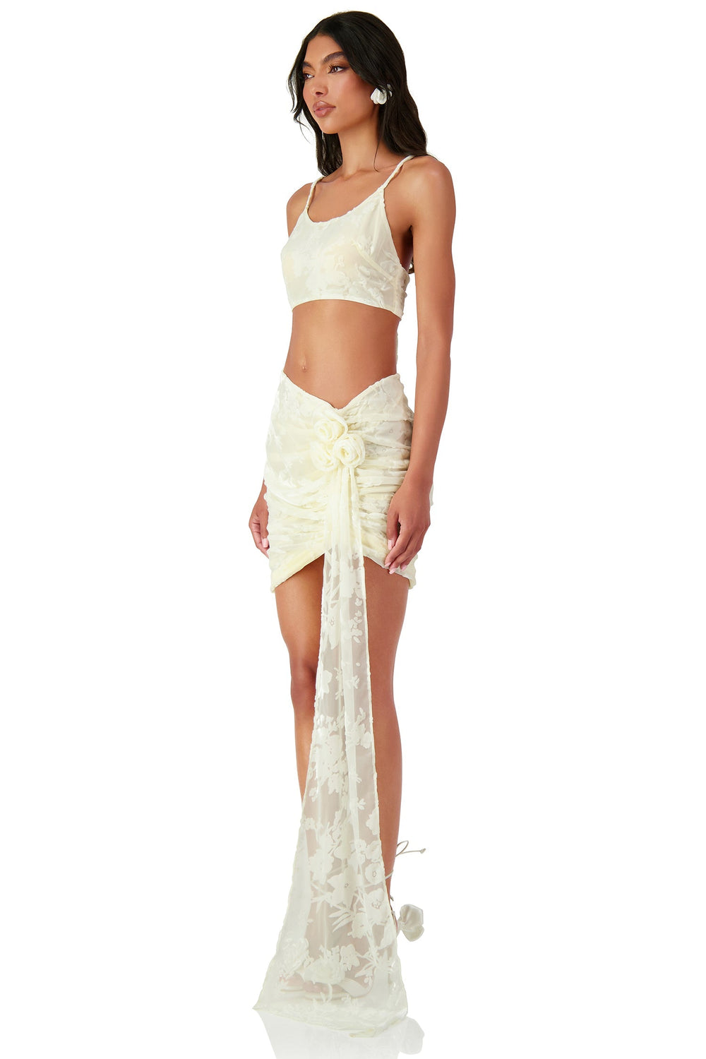 Maggia - Skirt Alamour The Label Maggia Floral Devore  Skirt