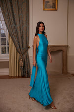 Elsie High Neck Jersey Maxi Gown Alamour The Label Elsie High Neck Jersey Maxi Gown