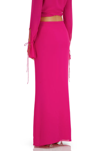 Isabella Skirt Alamour The Label Isabella Pink Chiffon Skirt | Afterpay | Klarna | Zip Pay