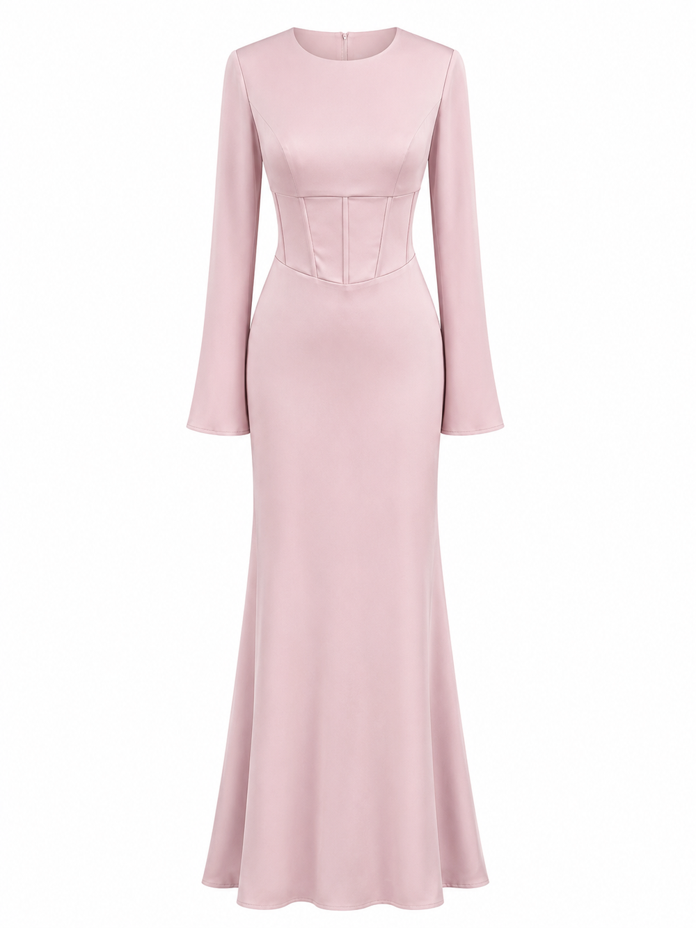Fatima Modest Dusty Pink Gown