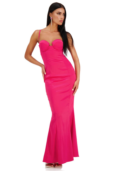 Adrienne Dress Alamour The Label Adrienne Pink Maxi Dress | Afterpay | Klarna | Zip Pay