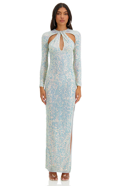 Conceta Dress Alamour The Label Conceta Iridescent Sequin Dress | Afterpay | Klarna | Zip Pay