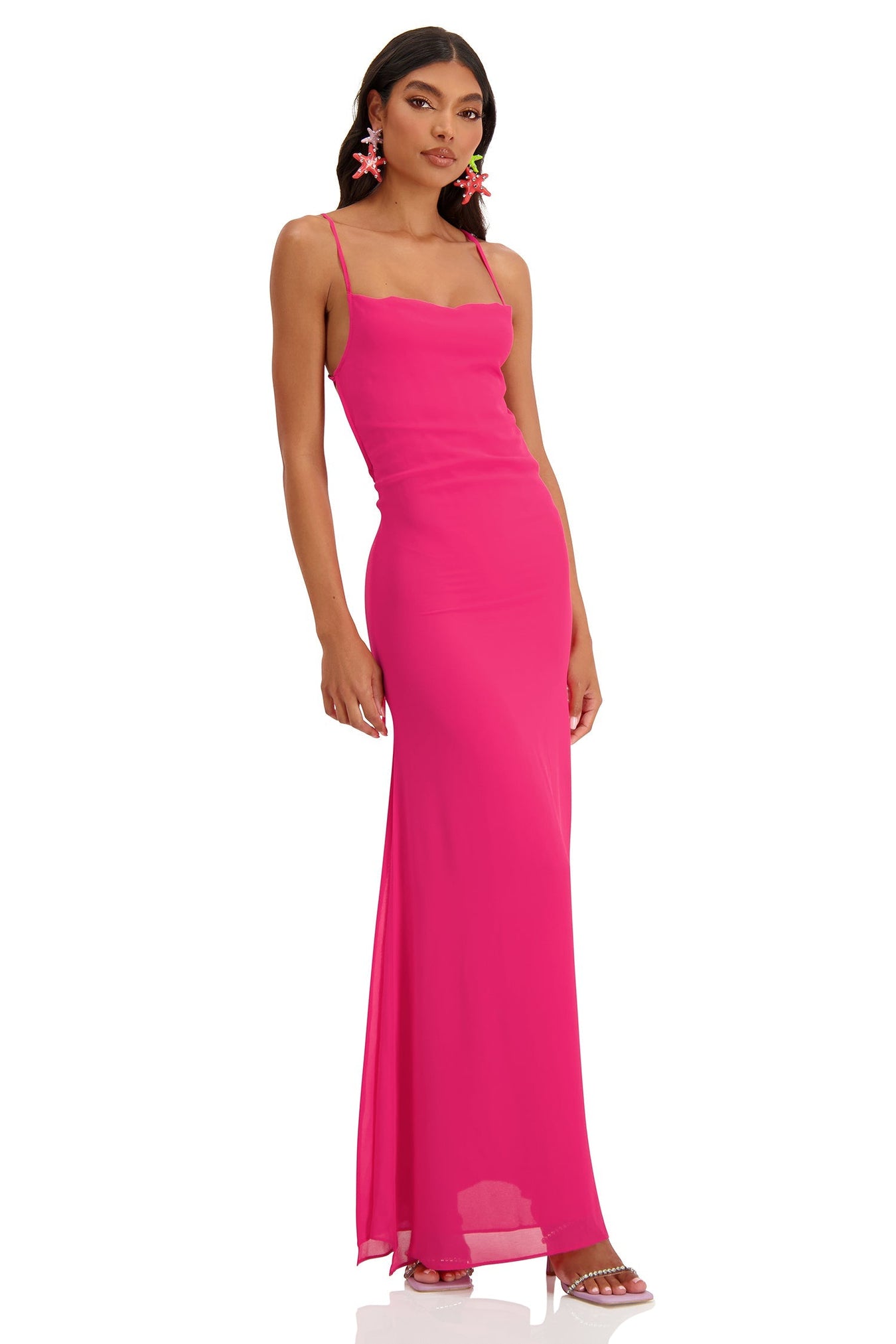 Hot Pink Formal Gowns & Dresses