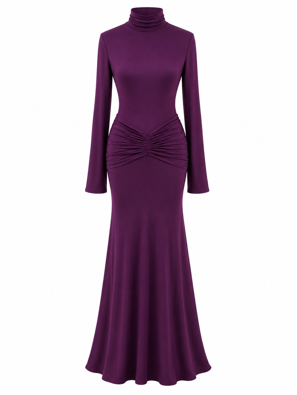 Nadia Modest Plum Gown