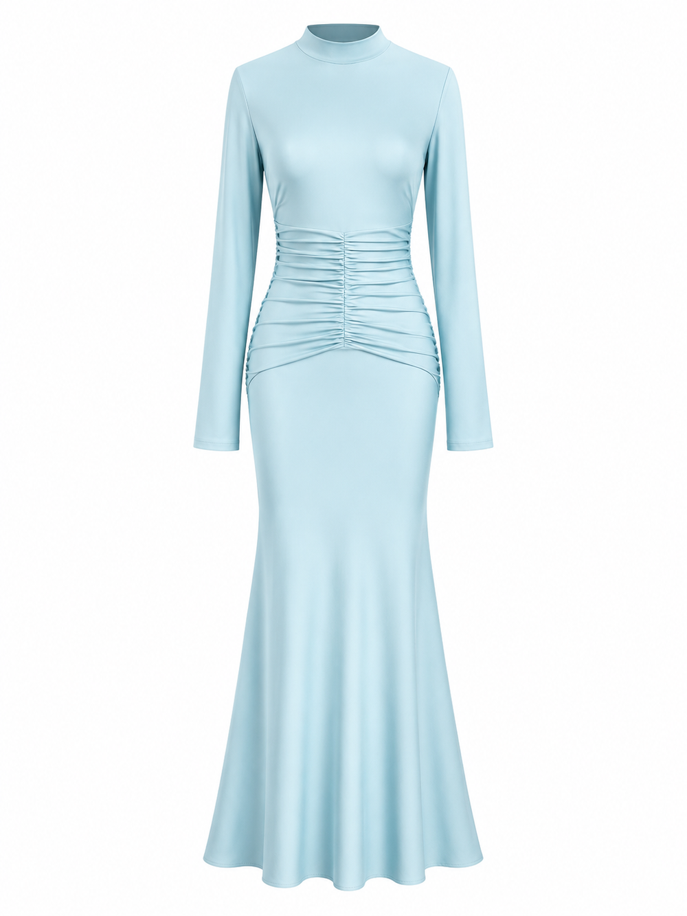Soraya Modest Aqua Blue Gown