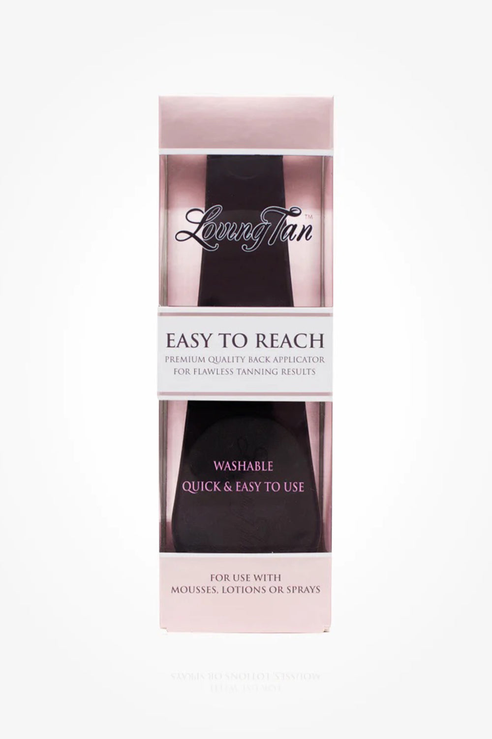 Easy To Reach Back Applicator for Self Tanning