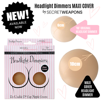 Headlight Dimmers (Maxi Cover) - Model Behaviour Model Behaviour  Model Behaviour Headlight Dimmers Silicone Nipple Covers