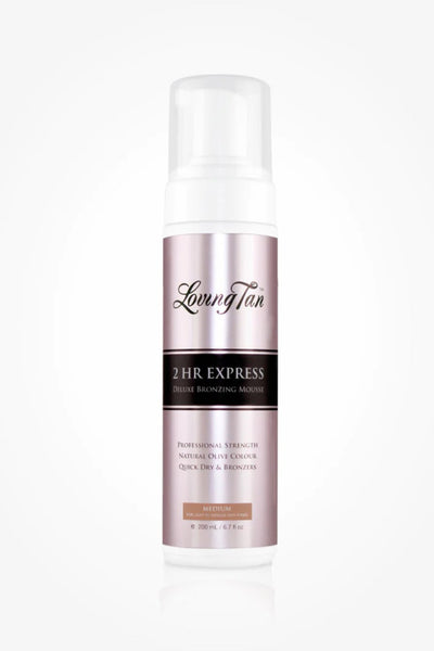 2 Hr Express Medium Self Tanning Mousse 200 ml Loving Tan 2 HR Express Medium Self Tanning Mousse 200 ml | Afterpay