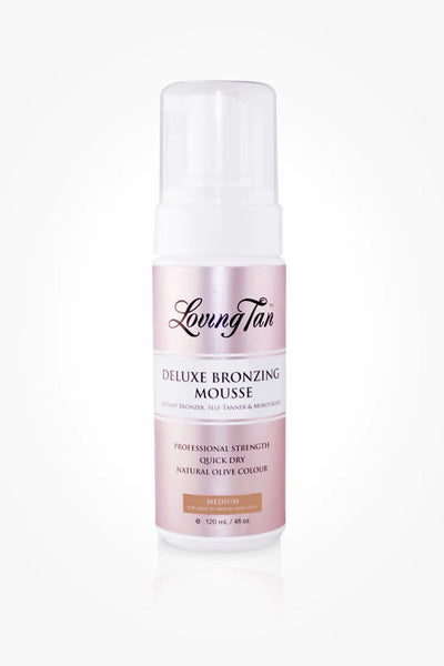 Deluxe Bronzing Mousse Medium for Self Tanning Loving Tan Deluxe Bronzing Mousse Medium Self Tanner | Afterpay | Klarna