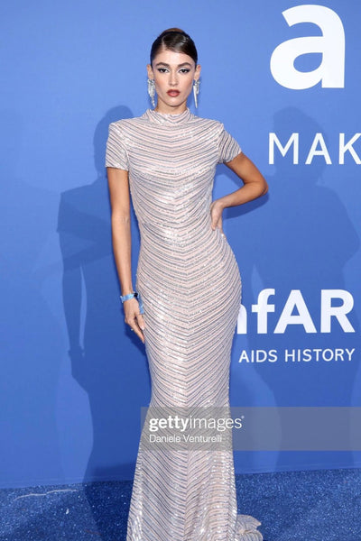 Ofelia - Silver Alamour The Label Ofelia Silver Sequin Gown | Afterpay | Klarna | Zip Pay