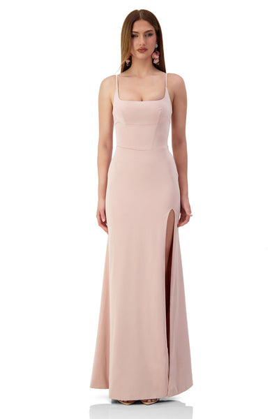 Pietra - Blush Pink Alamour Made-To-Order Pietra Blush Pink Gown | Afterpay | Klarna | Zip Pay