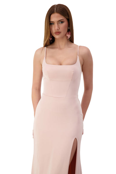 Pietra - Blush Pink Alamour Made-To-Order Pietra Blush Pink Gown | Afterpay | Klarna | Zip Pay