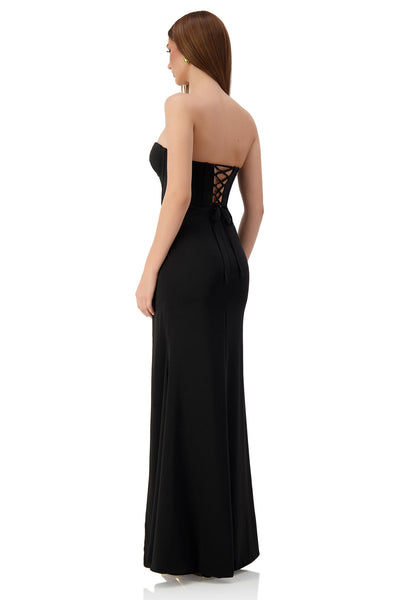 Tara - Black Alamour Made-To-Order Tara Black Gown | Afterpay | Klarna | Zip Pay