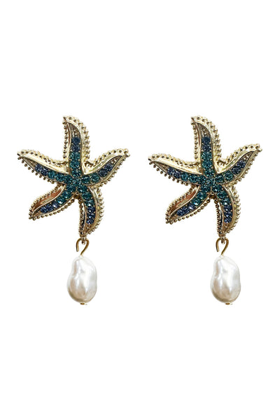 Deliah Pearl Starfish Earrings Alamour The Label Deliah Pearl Starfish Earrings | Afterpay | Laybuy | Klarna | Zippay