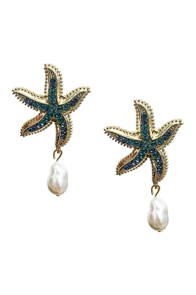 Deliah Pearl Starfish Earrings Alamour The Label Deliah Pearl Starfish Earrings | Afterpay | Laybuy | Klarna | Zippay