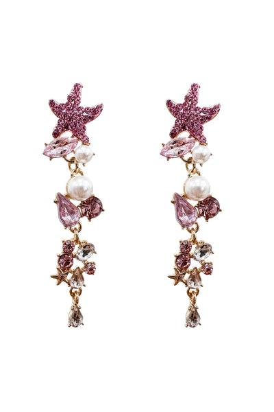 Isabel Pink Drop Earrings Alamour The Label Isabel Pink Drop Earrings | Afterpay | Klarna | Zip Pay