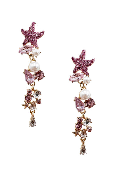 Isabel Pink Drop Earrings Alamour The Label Isabel Pink Drop Earrings | Afterpay | Klarna | Zip Pay