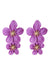 Shyla Purple Multi Flower Earrings Alamour The Label Shyla Purple Flower Earrings | Afterpay | Klarna | Zip Pay