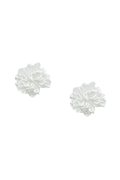 Faith White Flower Studs Alamour The Label Faith White Flower Studs | Afterpay | Klarna | Zip Pay