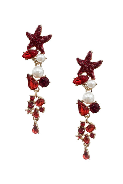 Isabel Red Drop Earrings Alamour The Label Isabel Red Drop Earrings | Afterpay | Laybuy | Klarna | Zippay