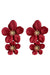 Shyla Red Multi Flower Earrings Alamour The Label Shyla Red Flower Earrings | Afterpay | Klarna | Zip Pay
