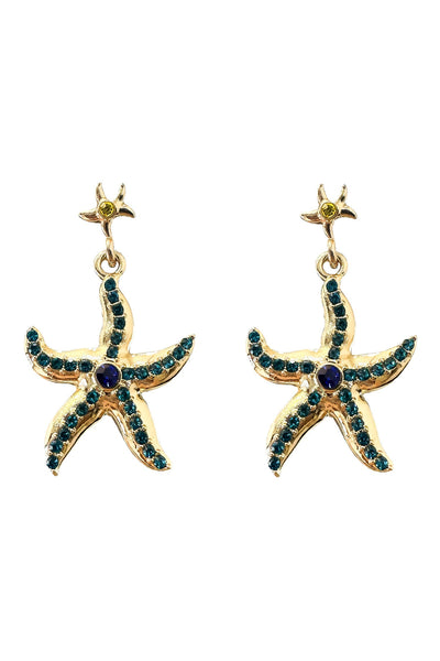 Raffaela Blue Starfish Earrings Alamour The Label Raffaela Blue Starfish Earrings | Afterpay | Klarna | Zip Pay