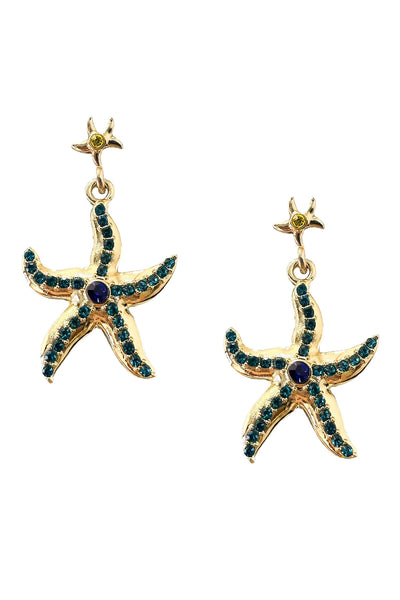 Raffaela Blue Starfish Earrings Alamour The Label Raffaela Blue Starfish Earrings | Afterpay | Klarna | Zip Pay