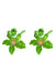 Briella Green Flower Earrings Alamour The Label Briella Green Flower Earrings | Afterpay | Klarna | Zip Pay