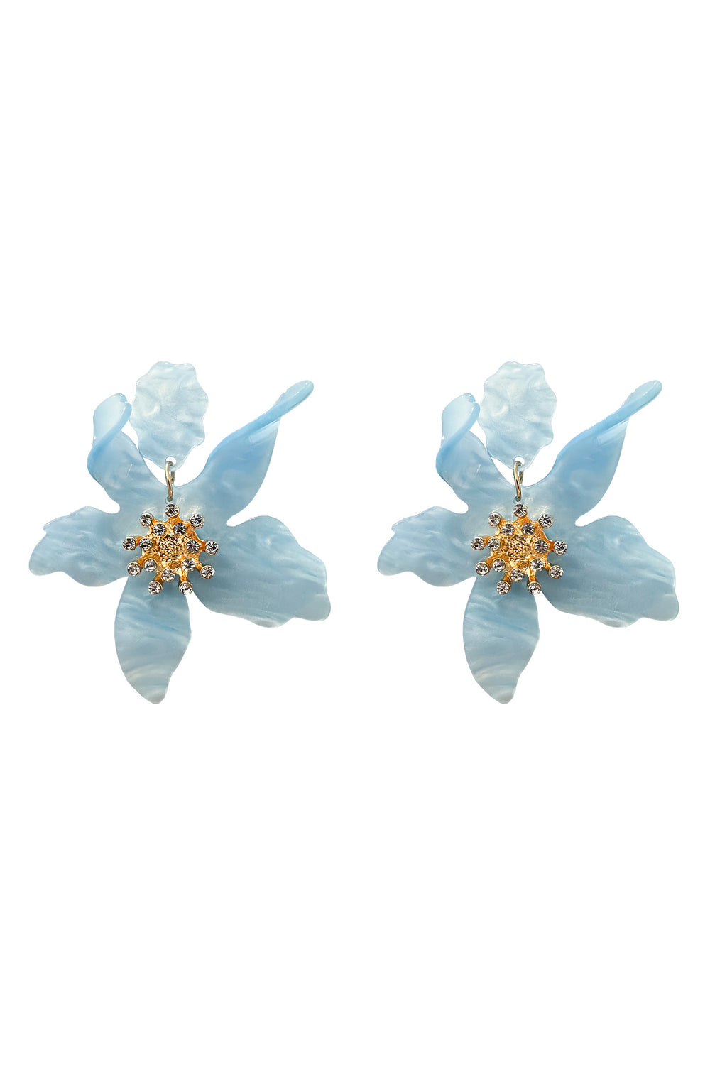 Briella Blue Flower Earrings