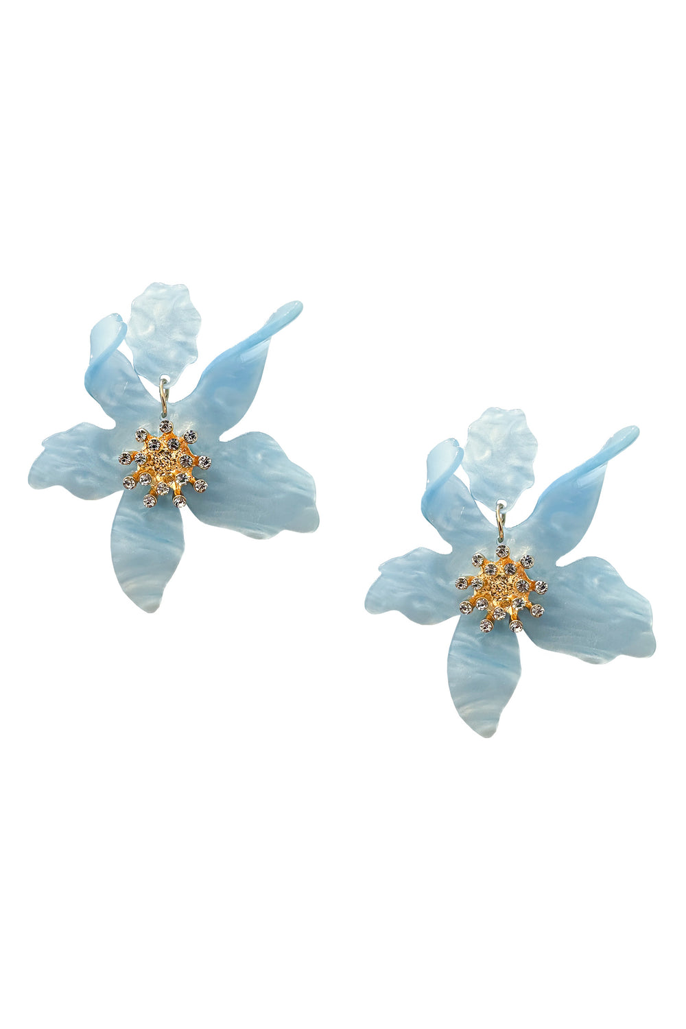 Briella Blue Flower Earrings