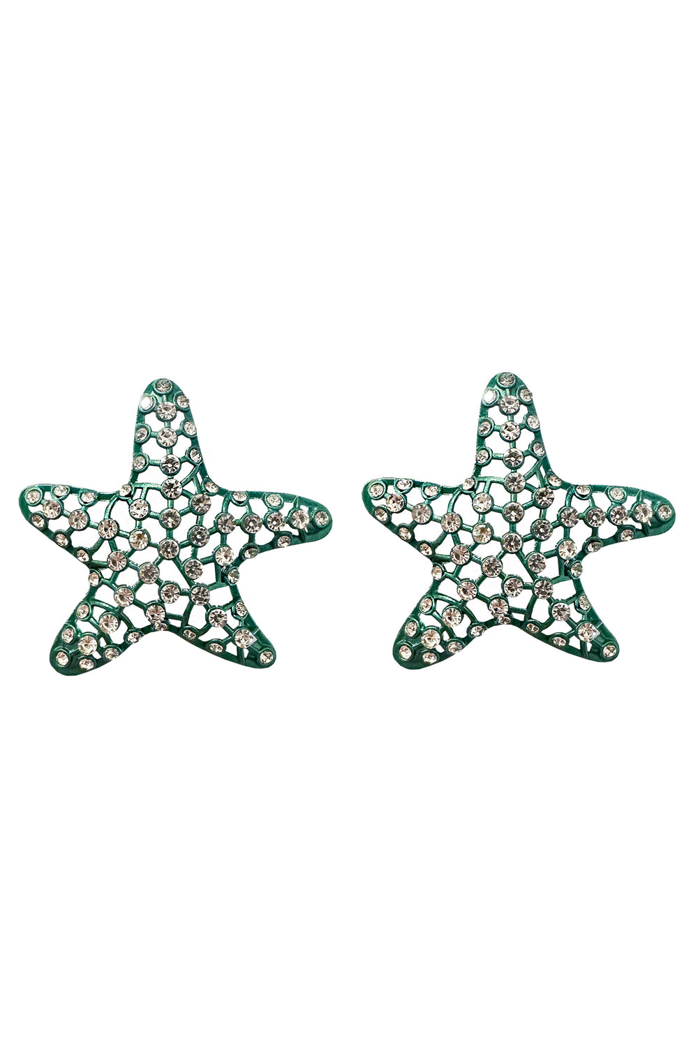 Jennifer Green Starfish Earrings