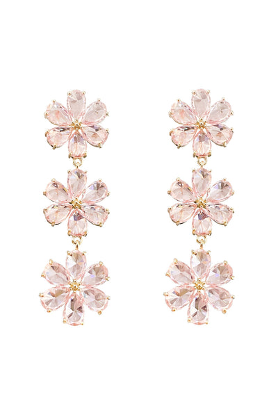 Ashleigh Pink Flower Earrings Alamour The Label Ashleigh Pink Flower Earrings | Afterpay | Klarna | Zip Pay