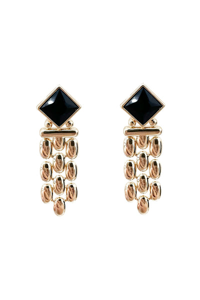 Dahlia Black Drop Earrings Alamour The Label Dahlia Black Drop Earrings | Afterpay | Klarna | Zip Pay