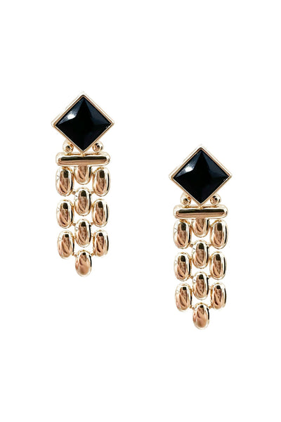 Dahlia Black Drop Earrings Alamour The Label Dahlia Black Drop Earrings | Afterpay | Klarna | Zip Pay