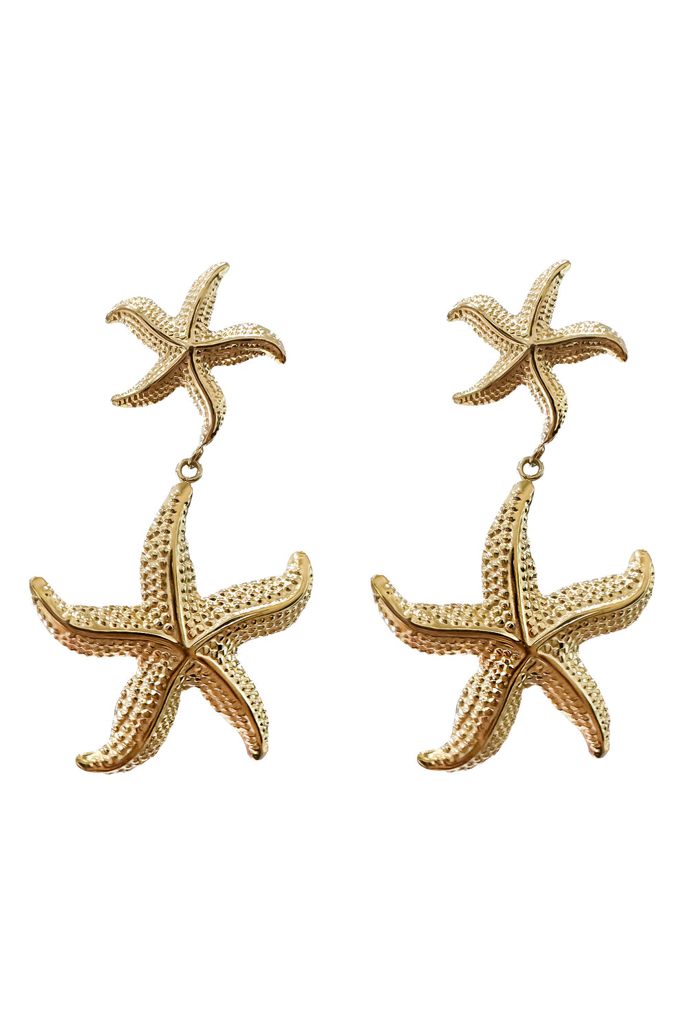 Adira Gold Starfish Earrings
