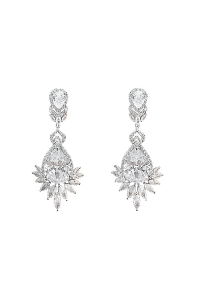 Araminta Silver Embellished Earrings Alamour The Label Araminta Silver Embellished Earrings | Afterpay | Klarna | Zip Pay