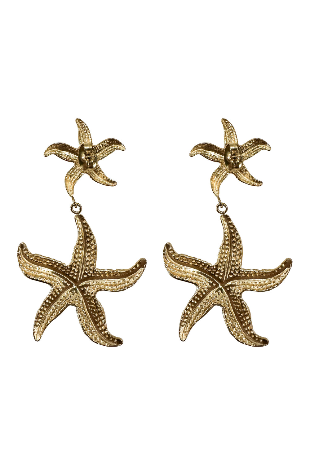 Adira Gold Starfish Earrings
