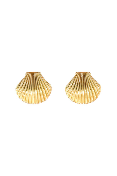 Maurita Gold Shell Earrings Alamour The Label Maurita Gold Shell Earrings | Afterpay | Klarna | Zip Pay