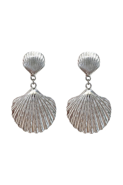 Vittoria Silver Shell Earrings Alamour The Label Vittoria Silver Shell Earrings | Afterpay | Klarna | Zip Pay