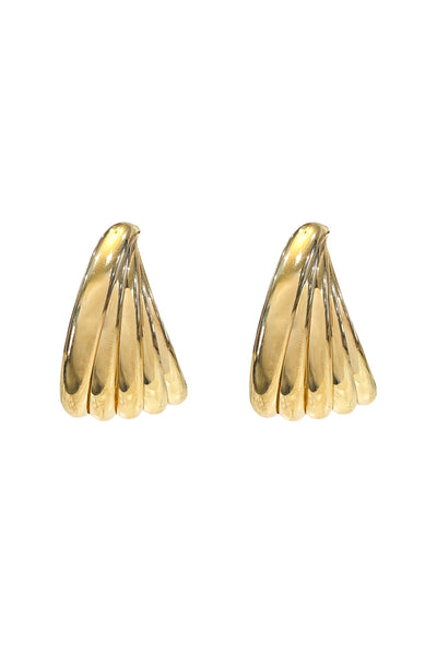 Lucie Gold Hoop Earrings Alamour The Label Lucie Gold Hoop Earrings | Afterpay | Klarna | Zip Pay